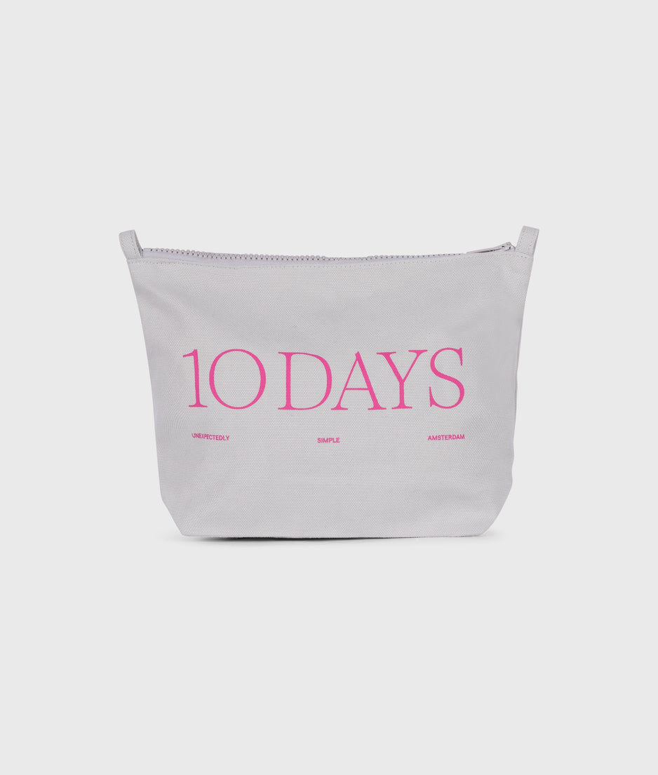 canvas 10DAYS pouch | stone