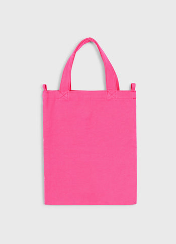 canvas 10DAYS mini shopper | bright pink