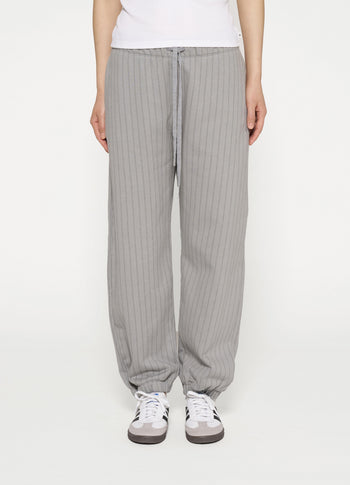 Bar jogger pinstripe brushed | graphite