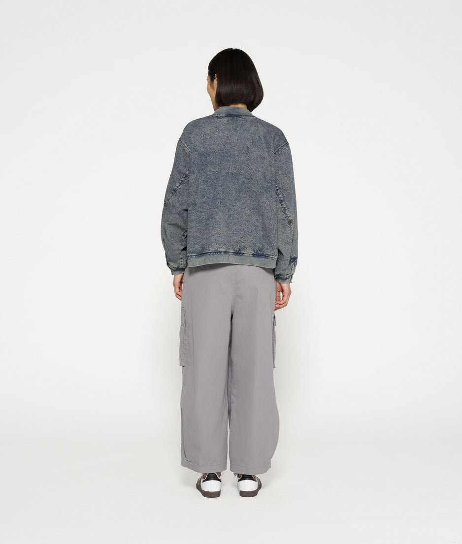 loose utility trousers | graphite