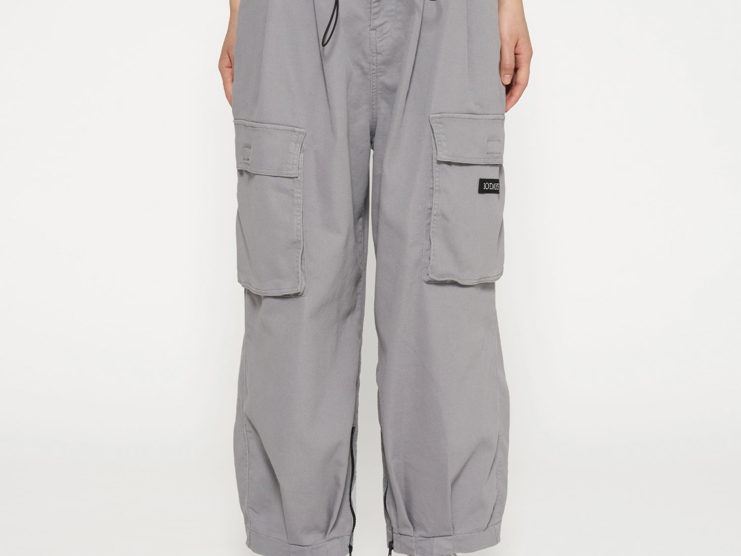 loose utility trousers | graphite