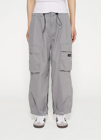 loose utility trousers | graphite