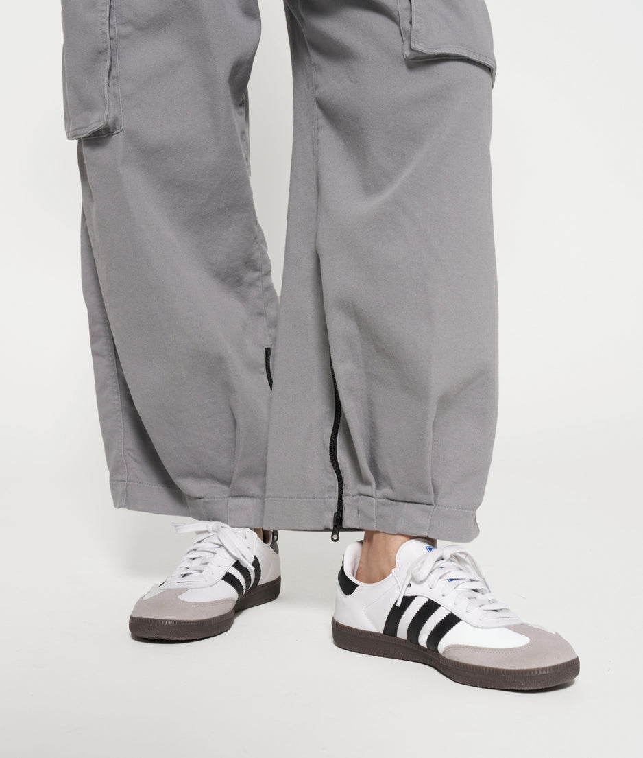 loose utility trousers | graphite