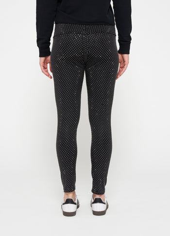 the strass leggings | black