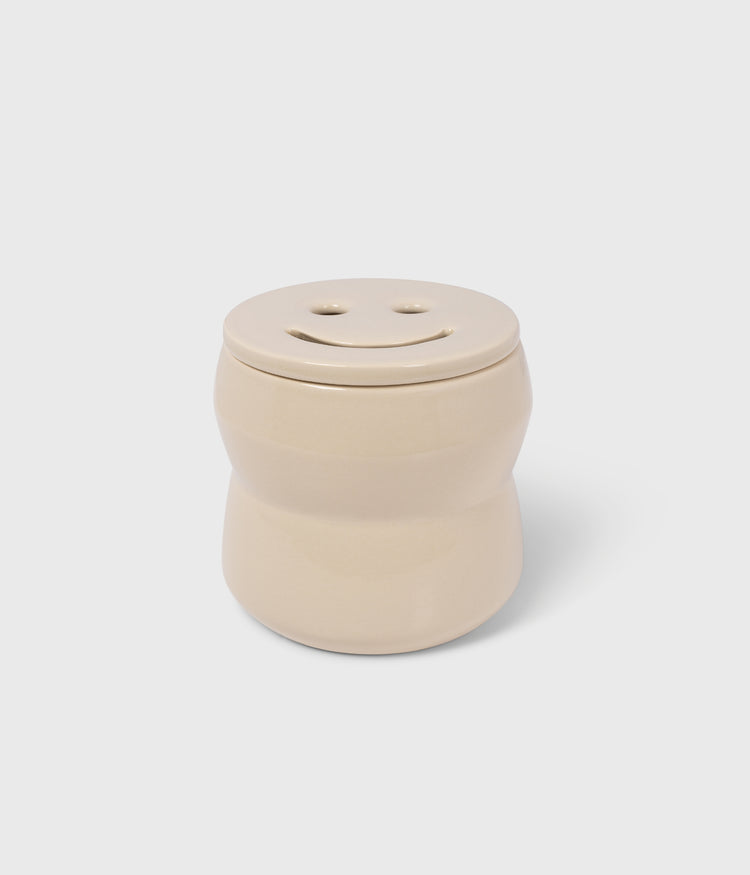 scented candle + happy lid chalk | multicolor