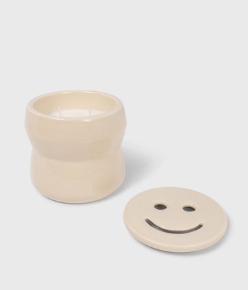 scented candle + happy lid chalk | multicolor