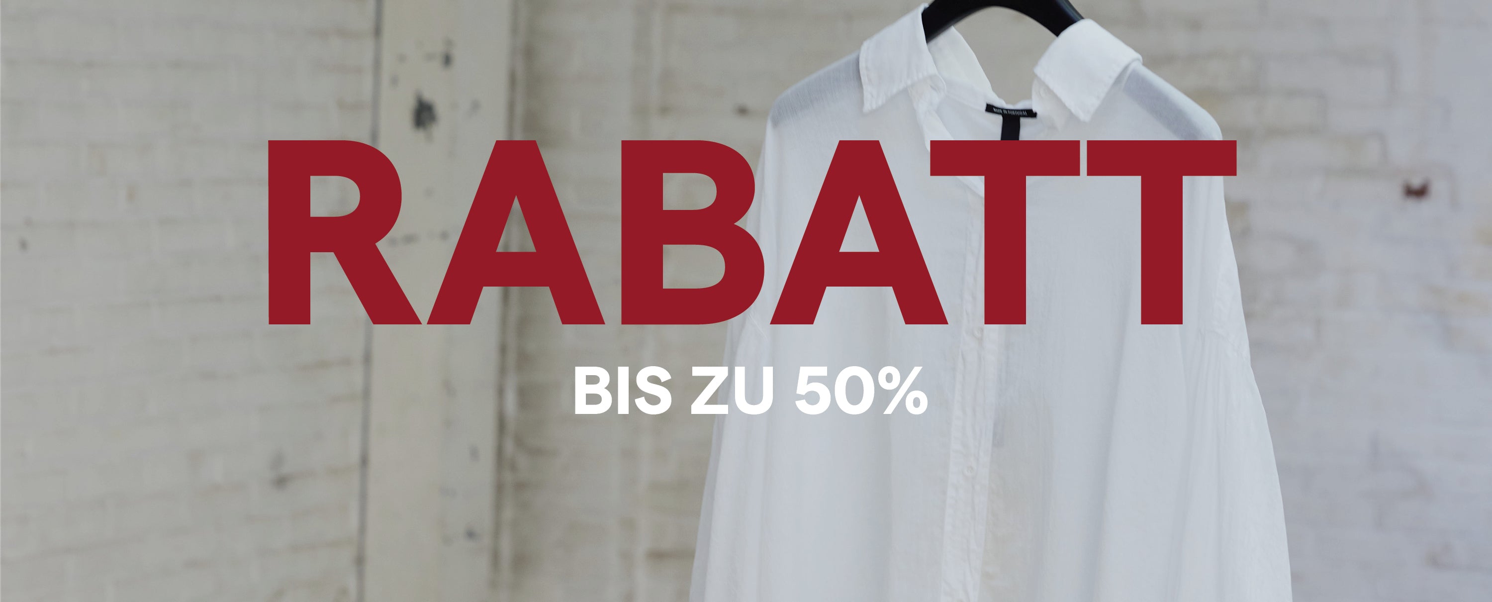RABATT - Bis Zu 50%